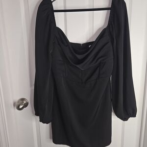 Elegant Black Women's Dress